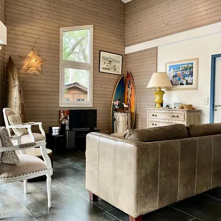 Residence Baganais - Entre Golf Et Ocean Charmante Villa Avec Piscine Pour 8 Personnes Mae-7741 Lacanau