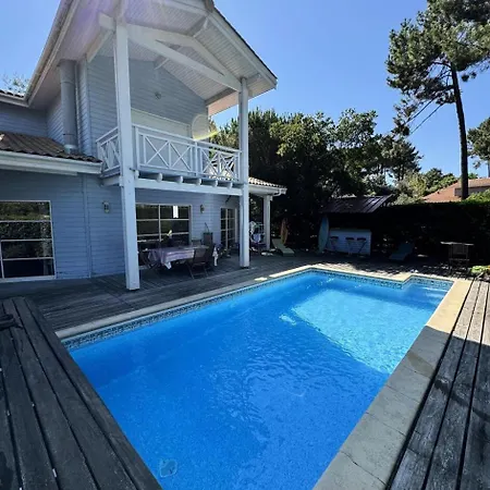 Villa Residence Baganais - Entre Golf Et Ocean Charmante Villa Avec Piscine Pour 8 Personnes Mae-7741 *